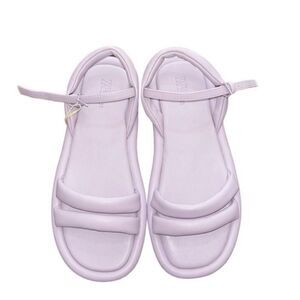 Zara Girls Lavender/Purple Sandals (Size 3.5)